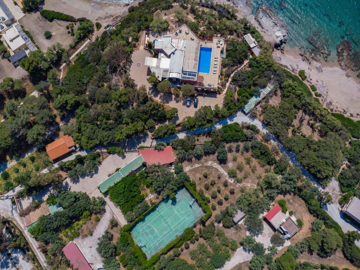 סוניו Black Diamond Beachfront Pool Villa Pasithea In Sounio, Athens מראה חיצוני תמונה