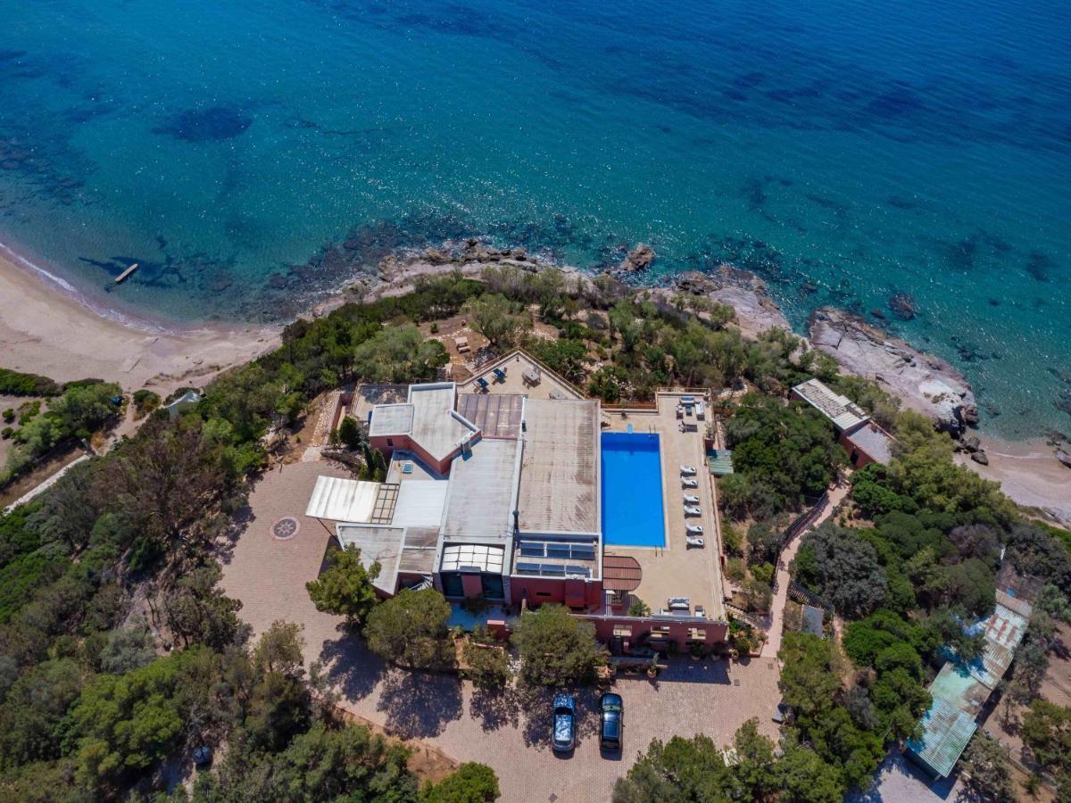 סוניו Black Diamond Beachfront Pool Villa Pasithea In Sounio, Athens מראה חיצוני תמונה